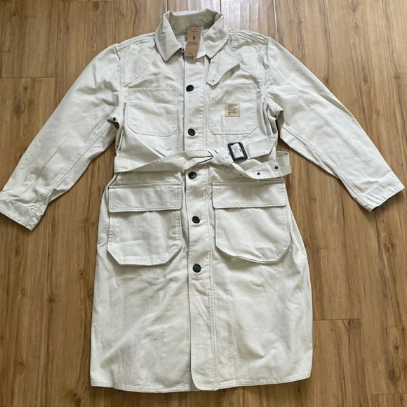 Polo Ralph Lauren Classic Chic Cream Trench Coat